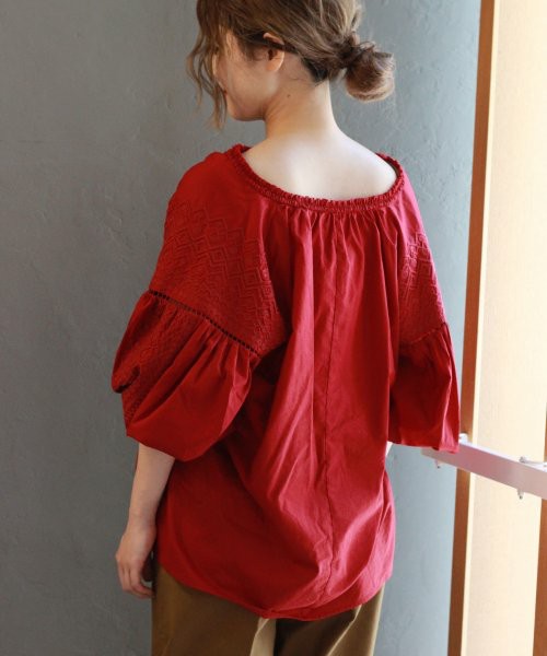 フォークロア エンブロイダリーブラウス