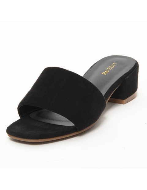 スクエアトゥカラーベルトサンダル