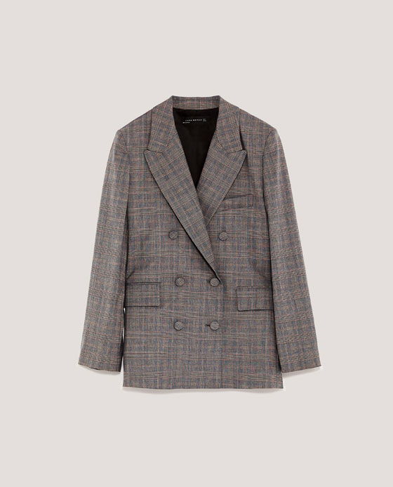 布巻きボタン付きダブルボタンジャケット