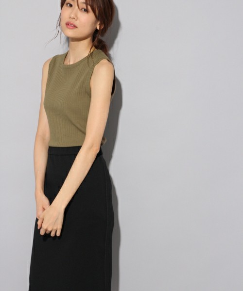 テレコリブノースリーブ