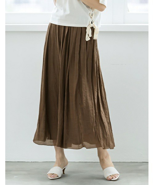 楊柳ロングスカート
