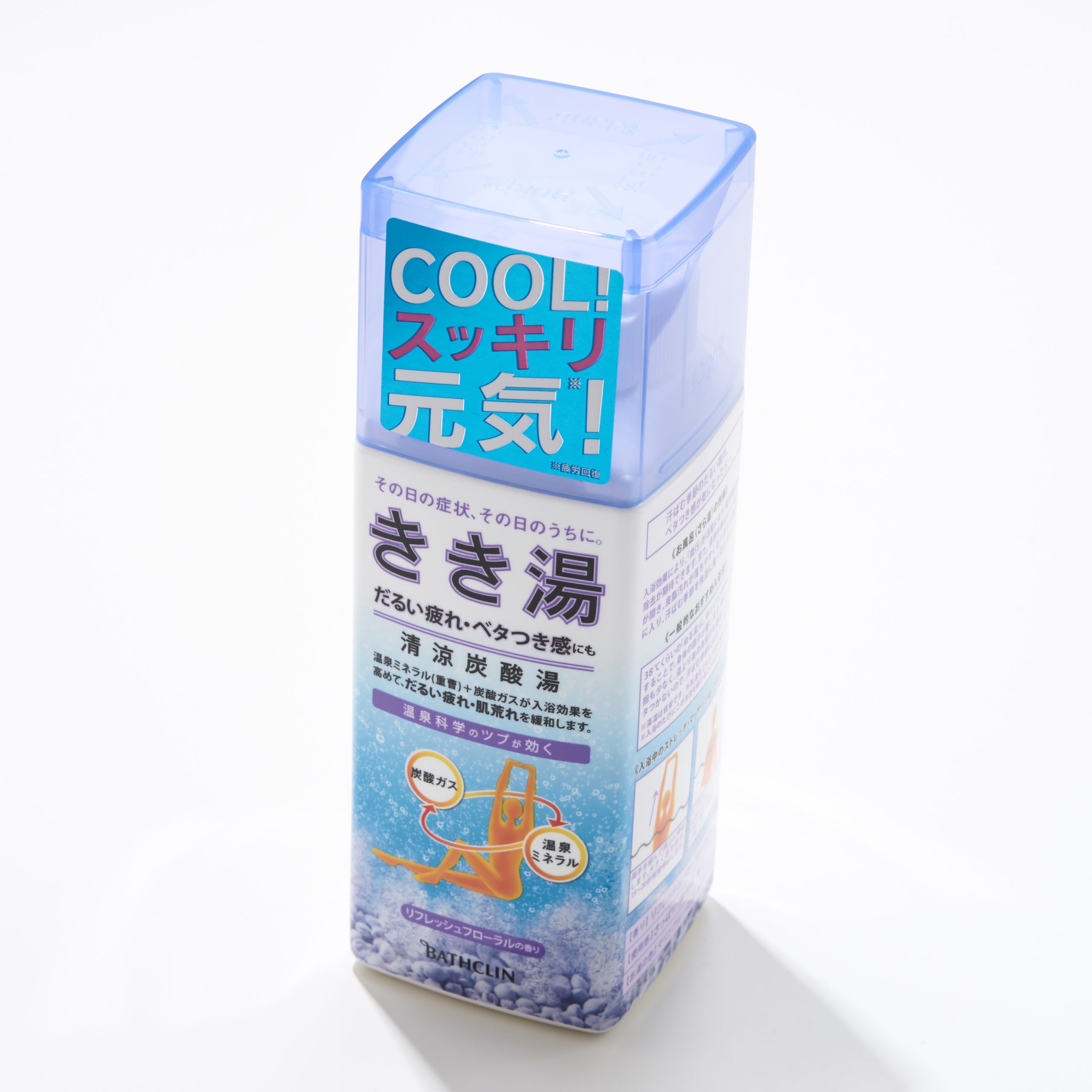 バスクリン きき湯 清涼炭酸湯 リフレッシュフローラルの香り