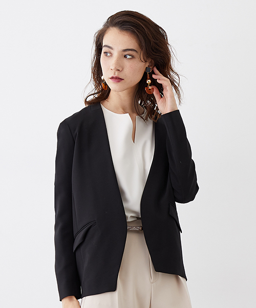 ノーカラージャケット