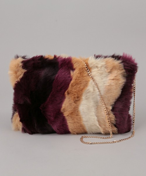 エコミックスファービッククラッチバッグ