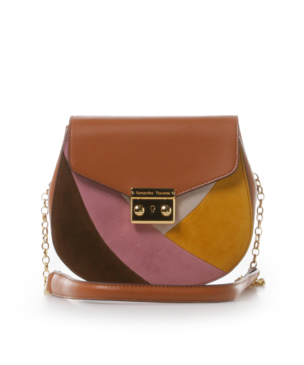 パッチワーク柄ミニショルダーバッグ