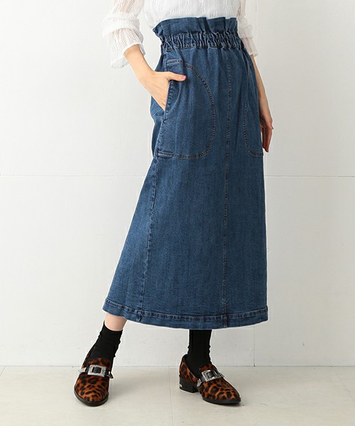 デニムロング タイトスカート