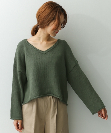 ミドルゲージショートプルオーバー