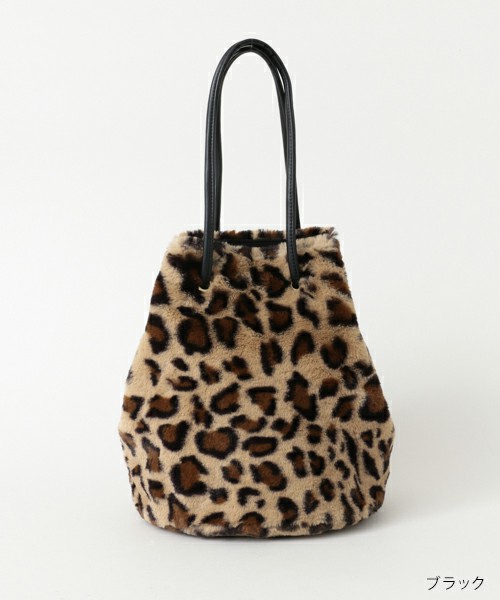 リバーシブル巾着ショルダーバッグ