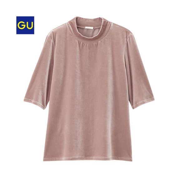 ベロアハイネックＴ