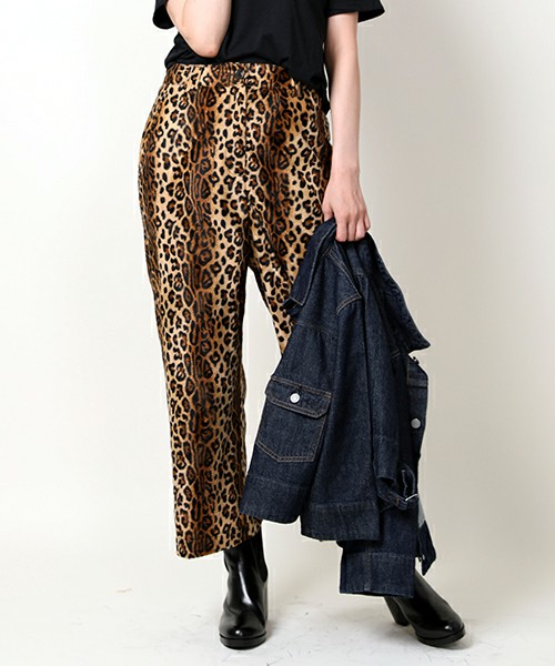 レオパードワイドパンツ