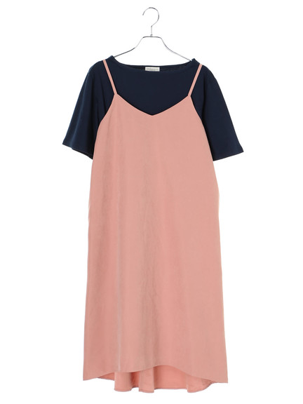 SET2点キャミワンピ+ボートネックプルオーバー