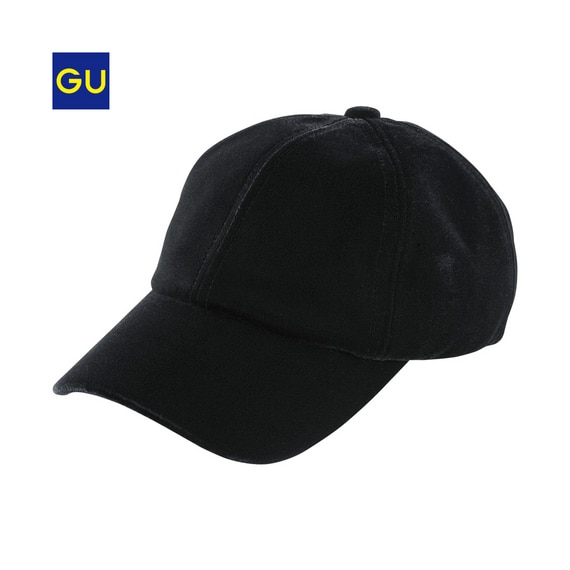 ベロアベースボールキャップ