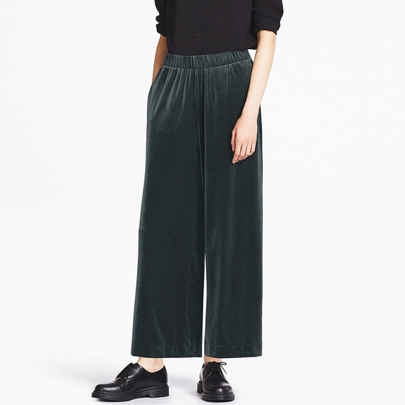 ベロアワイドパンツ