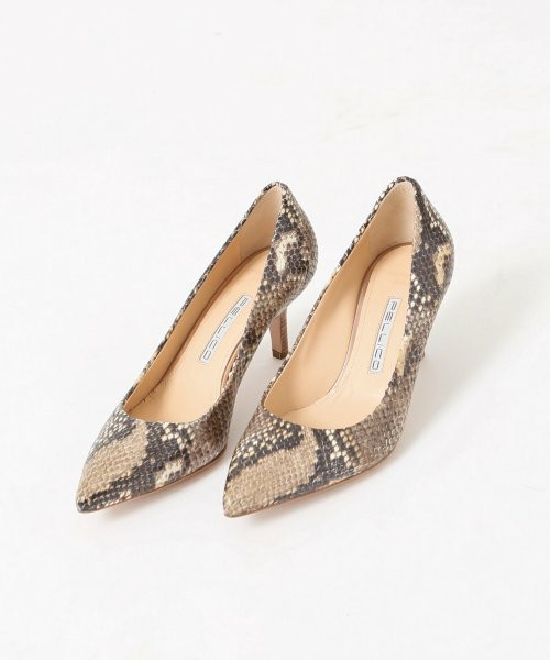 PELLICO パイソンヒールパンプス