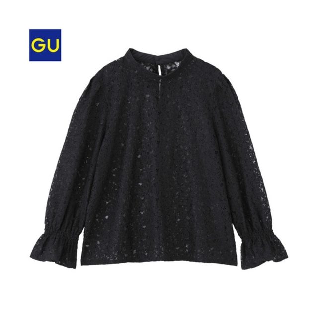 レースキャンディスリーブブラウス