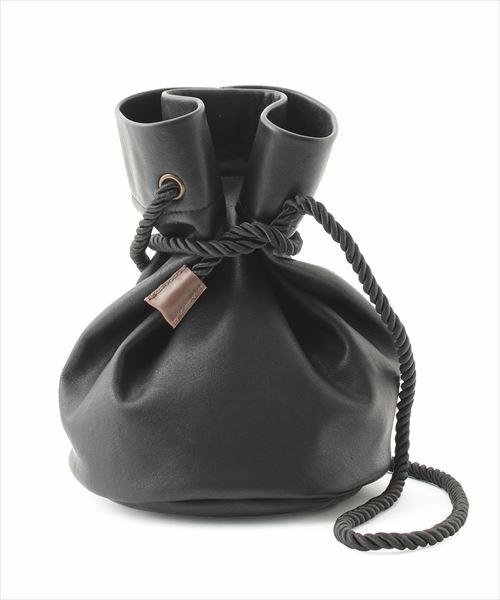 スムースドラムショルダーバッグ
