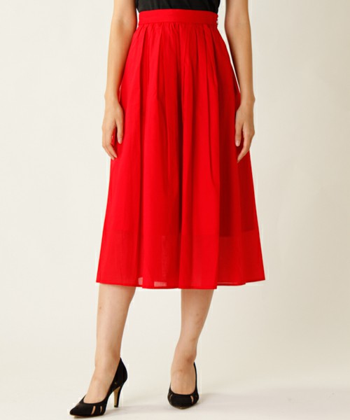 タックフレアスカート