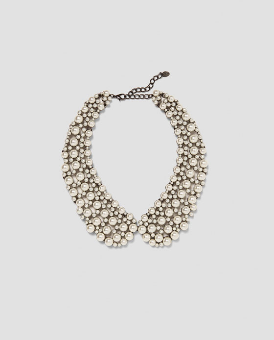 つけ襟風ネックレス