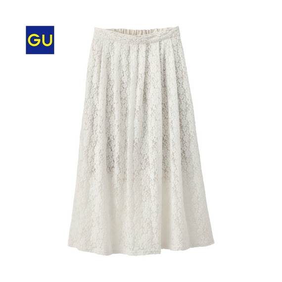レースマキシスカート