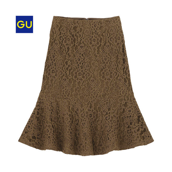 レースペプラムスカート