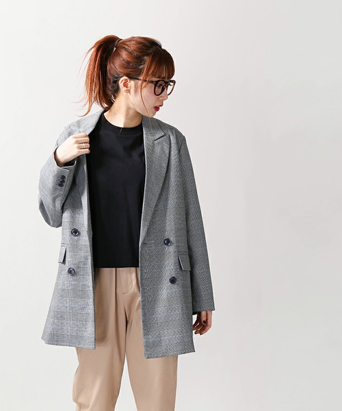 レトロチェックオーバージャケット