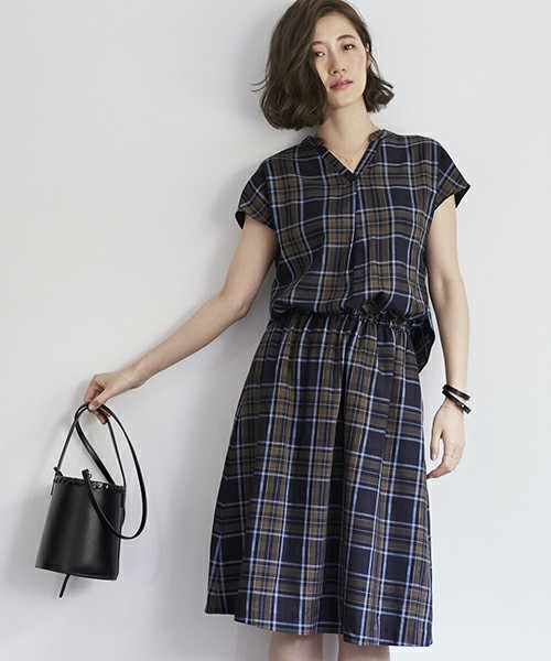 スキッパーエアリーワンピース