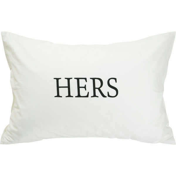 枕カバー(ヒズハーズ)