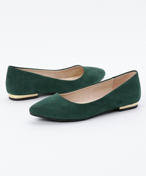 ポインテッドフラットパンプス