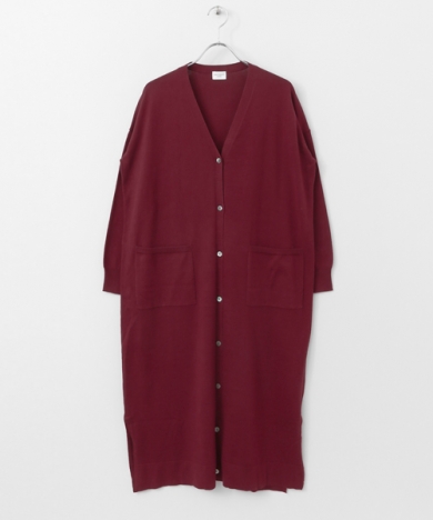 コットンロングカーディガン