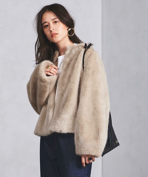 UWFM フェイクファー コート