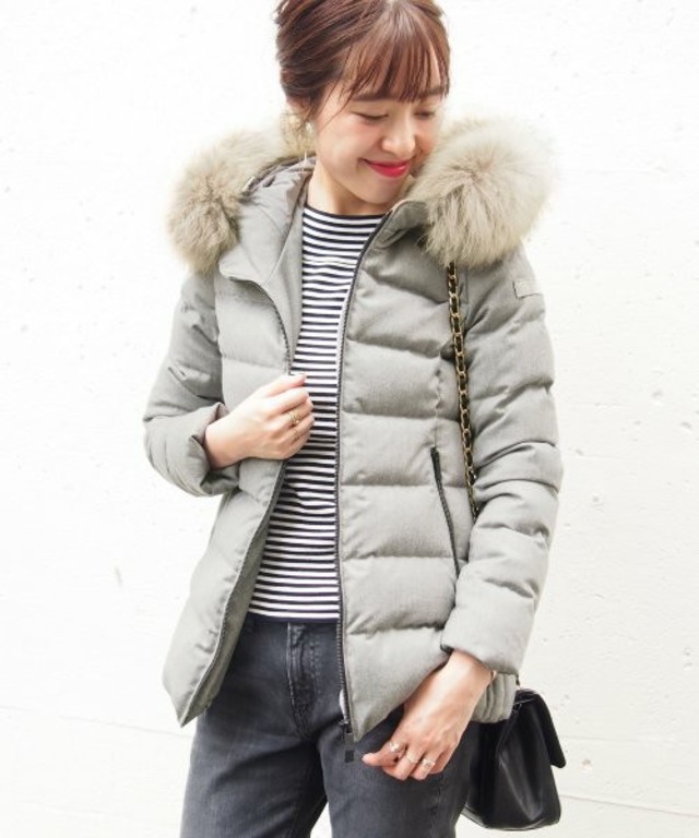 【TATRAS×spick】別注ファー付きブルゾン