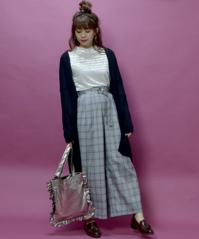 フェザーロングトッパーカーディガン