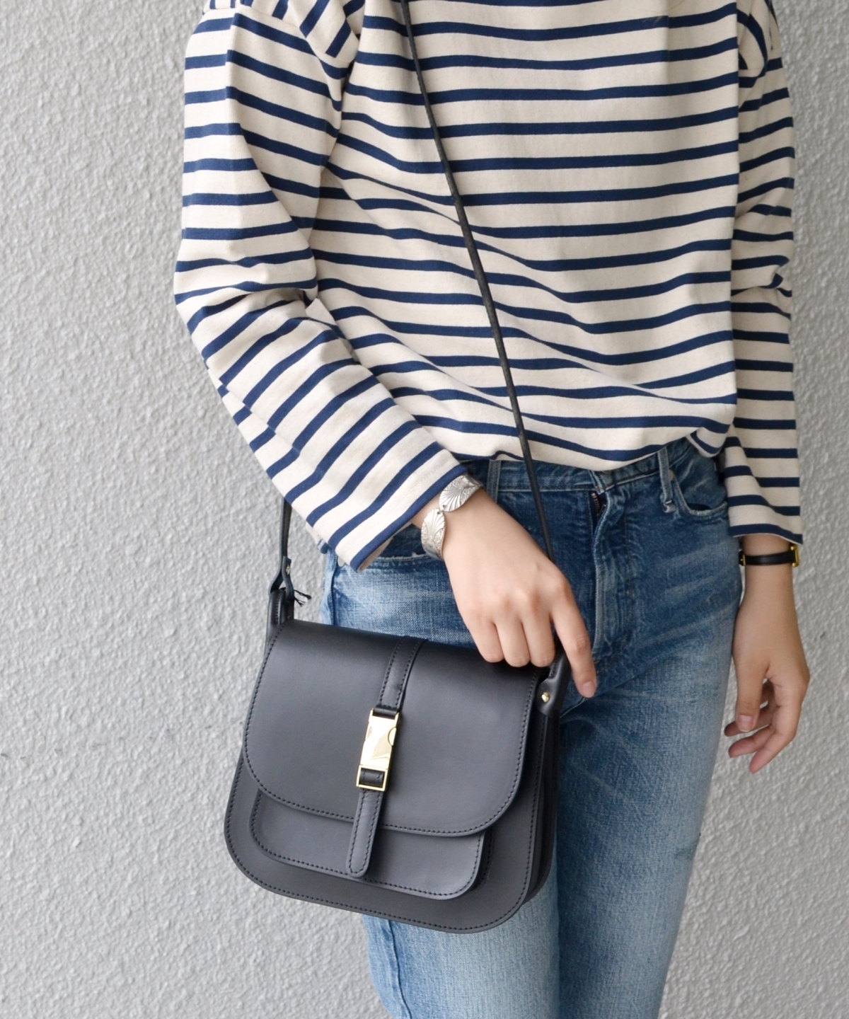 MARCO BIANCHINI:ゴールドカラーメタルバッグ