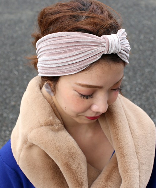 ベロアヘアバンド