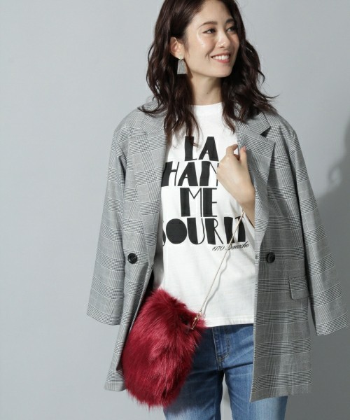 グレンチェックジャケット