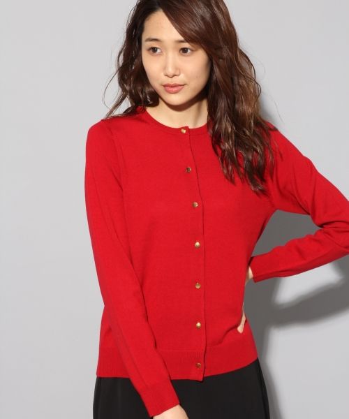 ウォッシャブルクルーカーディガン