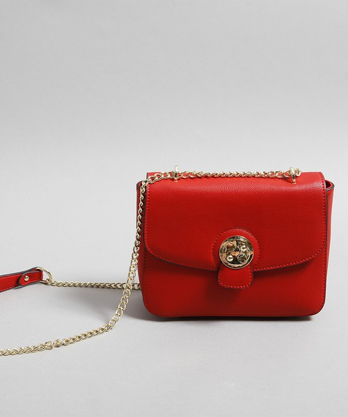 ゴールドパーツショルダーバッグ