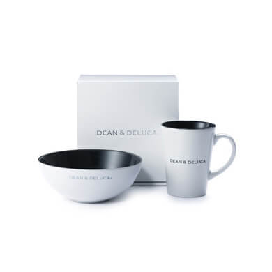 シリアルボウル&ラテマグセット ホワイト