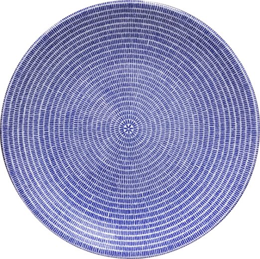 24h アベックプレート Avec Blue 20cm