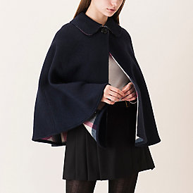 ダブルフェイス リバーシブルケープ