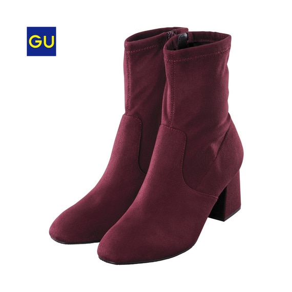 スエードタッチストレッチブーツ