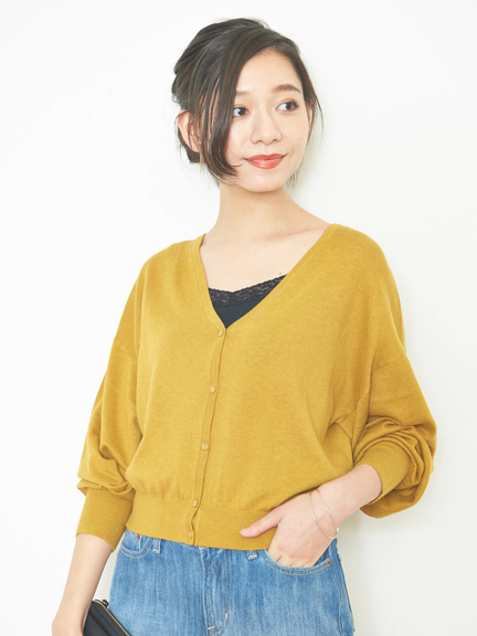 ガンガンカーディガン Vネック