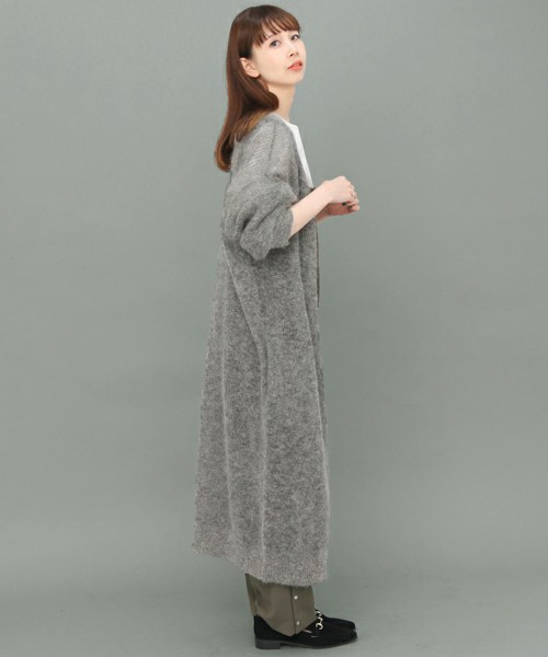 キッドモヘヤ2WAYロングカーディガン