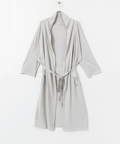 機能素材ガウンカーディガン