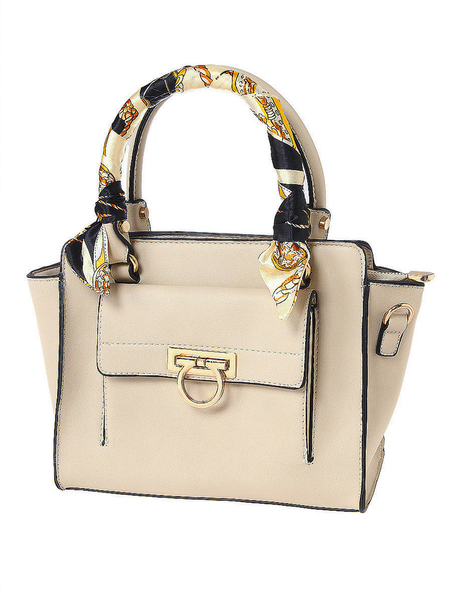 シャルマン　スカーフ付2wayハンドバッグ