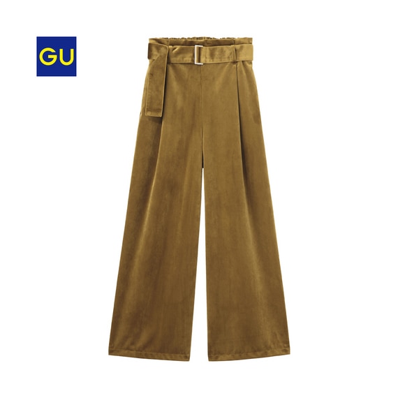 ベロアワイドパンツ