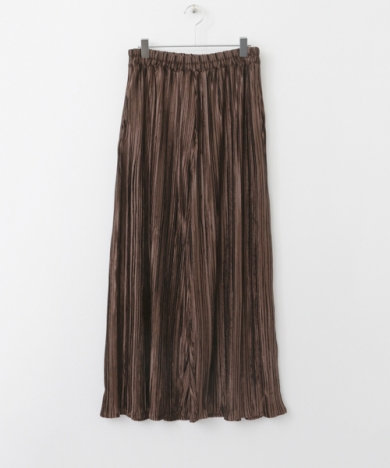 プリーツベロアパンツ