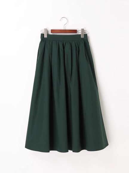 タイプライター ギャザーミディスカート