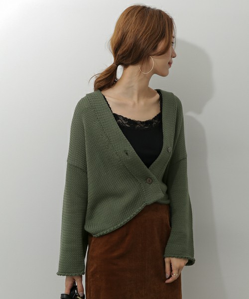 ローゲージショートカーディガン