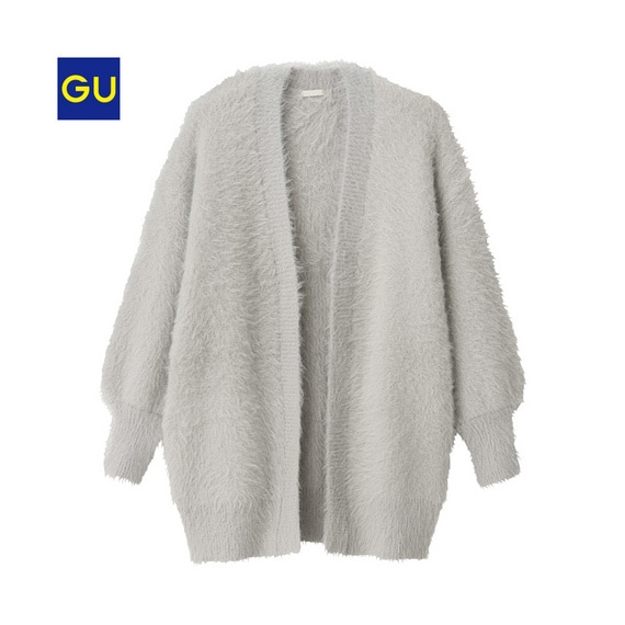 フェザーヤーンオーバーサイズカーディガン